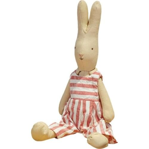 40CM Cute Six Colors Rabbit Stuffed Animal Doll Plush Toys Sleeping Pillow Soft Birthday Gifts Home Decor For Kids Girls