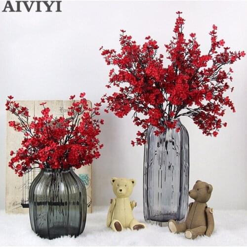 Artificial Gypsophila Colorful Starry Artificial Flower Living Room Family Party Decoration Plastic Flower Wedding Decoration