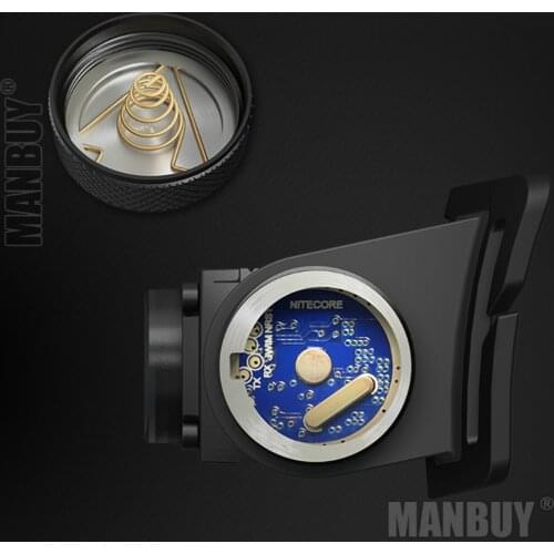 TOPSALE NITECORE Spring for HC33 HC30 HC30W HC65 HC60 HC60W Headlamp Flashlight Portable Lighting Accessories without Tail cover