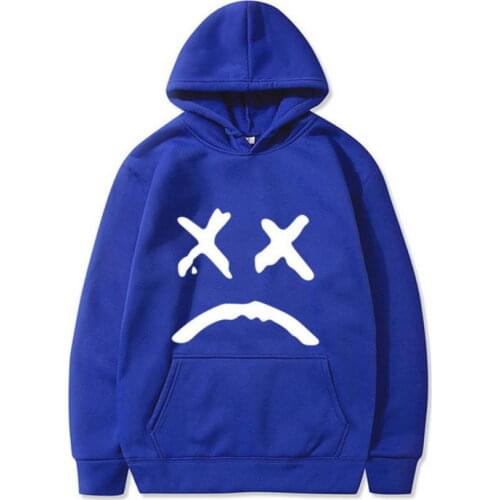 2020 new Print Fleece Hoodies Sweatshirts Streetwear Men Hip Hop Pullover Hooded Tops Male Harajuku Jumper