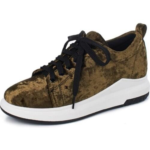 In early spring of 2018 the new leisure thick bottom suede size 43 students lace-up shoes size 32-18127