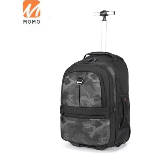 2020 Wholesale Backpack With Wheels Laptop Compartment Travelling School Business Waterproof Trolley Laptop Backpack