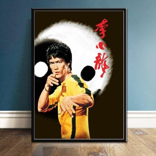 Poster Bruce Lee Posters and Prints Canvas Painting Wall Art Picture for Living Room Home Decor