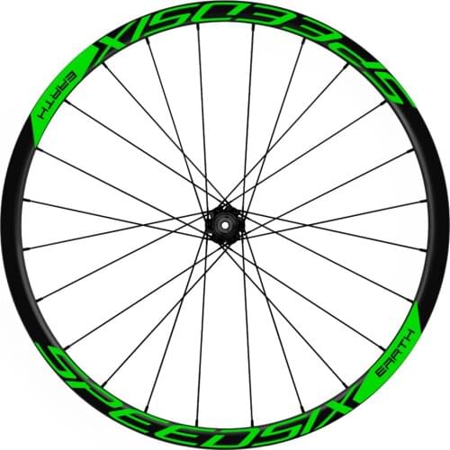 Complete KIT of bike tire stickers 29 "SPEEDSIX EARTH WH100