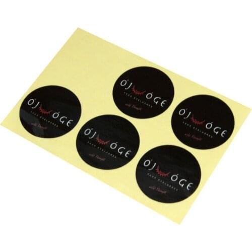 Custom Stickers Vinyl sticker 10ml hologram vial label