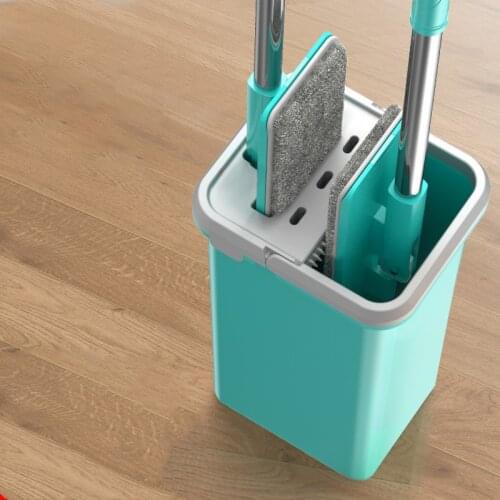 YOREDE Hand Free Wring Mop With Bucket Self Cleaning Magic Mop For Wash Floors Household Cleaning Products For Home And Kitchen