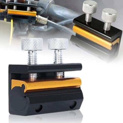 Motorcycle Twin-Clamp Dual Cable Line Oiler Lubricator Luber Tool for Suzuki