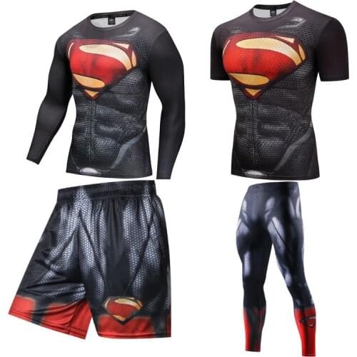 Mannen Sportk Pak Gym Panty Voetbal Training Kleding Workout Jogging Sport Running Set Trainingspak Bjj Mma Fightwear Rashguard