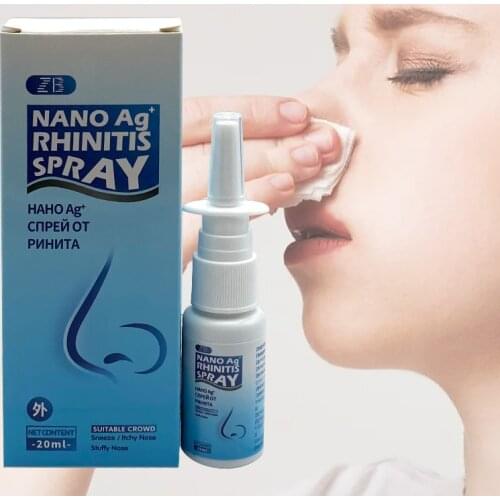 Nose Spray Natural Herbs Rhinitis Spray Sinusitis Nasal Congestion Itchy Allergic Nose Medical Heath Nose Care