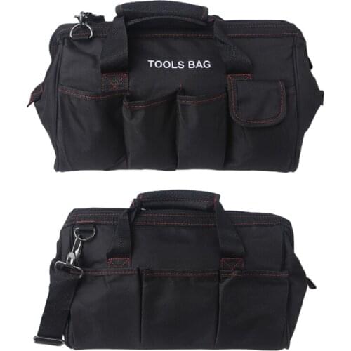 Tool Bag Portable Waterproof D Multi-function Electricians Bag Multi-function Canvas Organizer Tool 14/16/18-inch