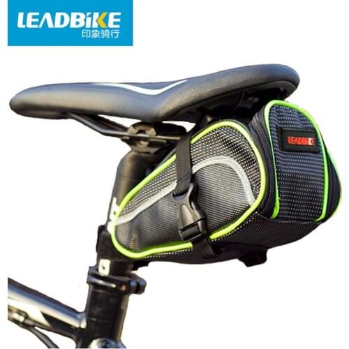Leadbike Bicycle Saddle Bag Portable Waterproof MTB Bike Cycling Rear Tail Pouch Package Seat Bag Pannier Cycling Accessories