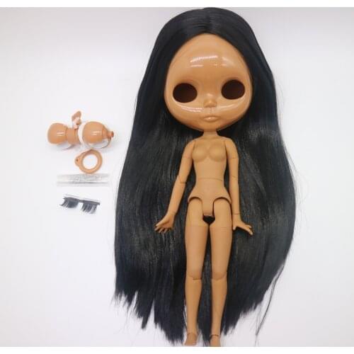 Body hair scalp and eye mech for DIY customization Nude blyth doll accessories 910