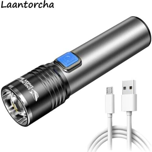 Fill Light Flashlight Creative Colored Light Powerful flashlight USB Rechargeable Ultra Bright torch waterproof Atmosphere Light