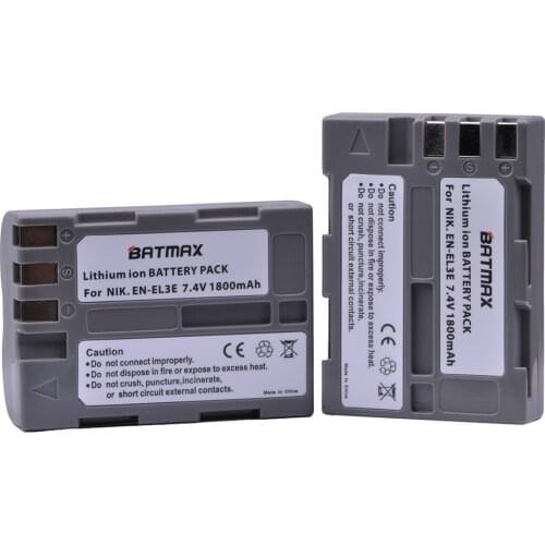 Batmax EN-EL3E EN EL3e ENEL3e Battery akku for Nikon for Nikon D300S D300 D100 D200 D700 D70S D80 D90 D50 L15