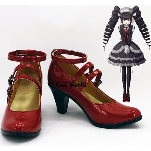 Danganronpa Yasuhiro Taeko Celestia Ludenberg Anime Games Customize Cosplay High Heels Shoes