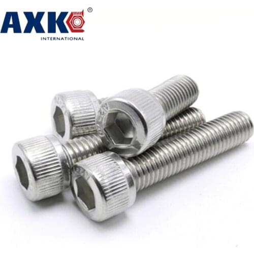 AXK M6*16 M6x16 M6*40 M6x40 304 316 Stainless Steel ss DIN912 M6 Metric Thread Allen Head Bolt Hex Hexagon Socket Cap Screw