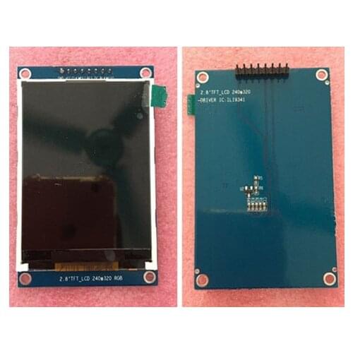 2.8 inch 8PIN SPI HD TFT LCD Color Screen with Adapter Board ILI9341 Drive IC 240(RGB)*320 No Touch