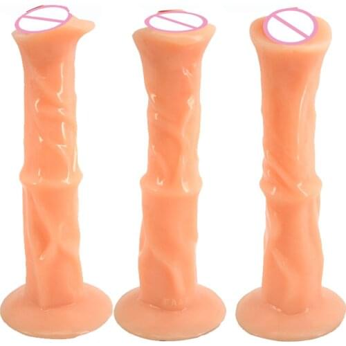 13.8 Inch Long Dildo Giant Penis Strong Suction Cup Animal Horse Dildo Big Dick Sex Toys For Women Ribbed Knot Sex Products