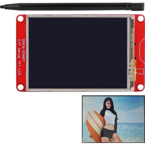 2.4 inch UART Serial TFT LCD module Touch Screen Expansion Shield with TF card socket Touch Pen for Arduino