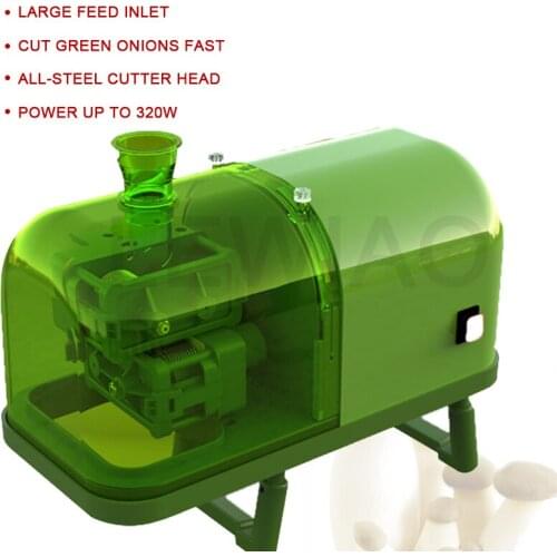 Electric Food Vegetable Shredder Cutting Machine Cabbage Pepper Leek Celery Green Onion Cutter Machine