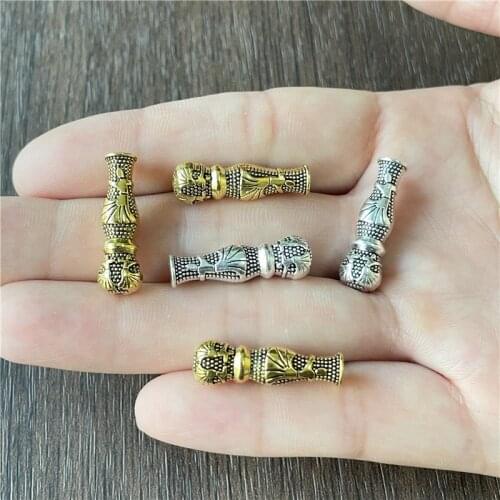 10pcs 7mm charm Turkish Muslim hand in hand dancer bead hat DIY handmade rosary necklace bracelet jewelry accessories