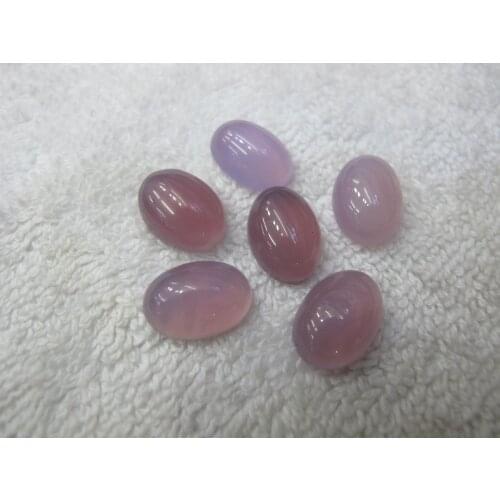 High Quality Natural Purple Agat e Carnelian 12x16mm Oval Cabochon Natural Gem Stone Jewelry Ring Cabochon 20pcs/lot