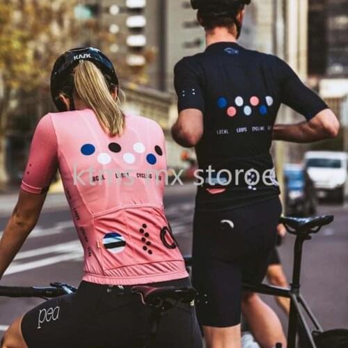 Team cycling suit women 2020 New Air mesh sleeve short cycle jersey and 9D gel pad shorts Breathable bicycle clothing