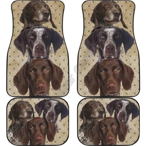 Pointer Dog Car Floor Mats Funny For Pointer Dog Lover 3D Printed Pattern Mats Fit for Most Car Anti Slip Cheap Colorful 02