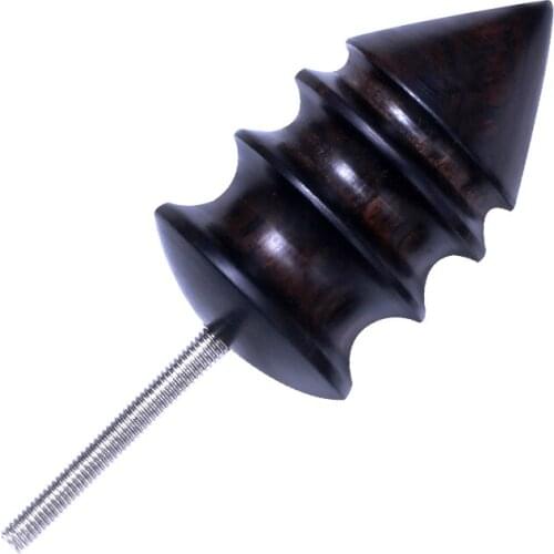 LMDZ 1Pc Brown Large Tip Leather Burnisher Tool,Portable and Useful Leather Handmade Tool, Leather Carving Tool for Handmade