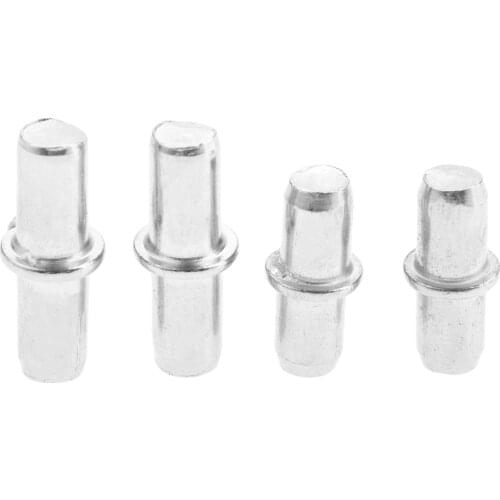 20Pcs Metal Cabinet Wardrobe Shelf Support Pins Studs Pegs Bookcases Shelving Storage Bathroom Shower Glass Bracket 5x15mm/19mm