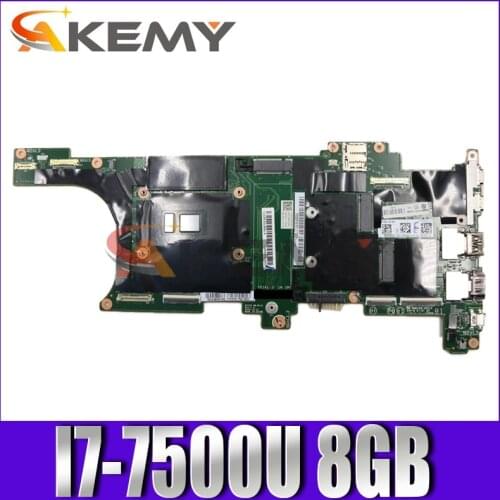 Original Laptop Lenovo ThinkPad X1 Carbon 5th Gen Motherboard I7-7500U 8GB 01YN038 01AY065 01AY068 01YN044 01YN047 01AY082