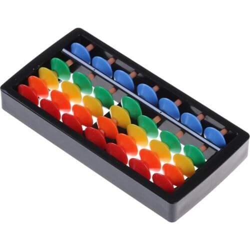 1 Pcs Kids Baby Plactic Abacus Toys Small Calculator Handcrafted Educational Childrens Calculating Beads Early Learning Toy