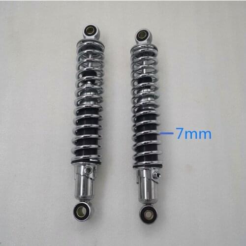 320mm/325mm 7mm spring Rear Shocks Absorbers for HONDA CB400/SF CX500 CT110 Yamaha RD350 Suzuki GN250 Kawasaki Dirt ATV CG125