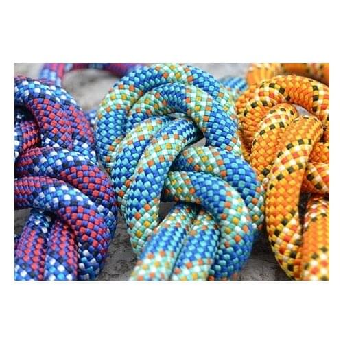 10--13M 750--930KG 9.8--11MM CE quality dynamic rope rock climbing rescue belt sport harness, descending wire lifting sling