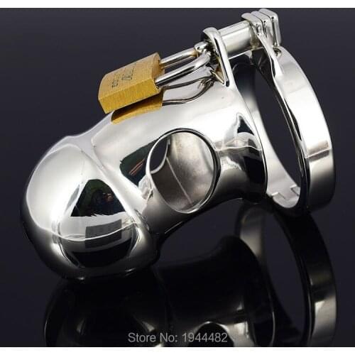 Sex Toys For Men Male Chastity Belt Penis Ring Stainless Steel Chastity Device Metal Cock Cage Sex Products Bondage Cock Lock