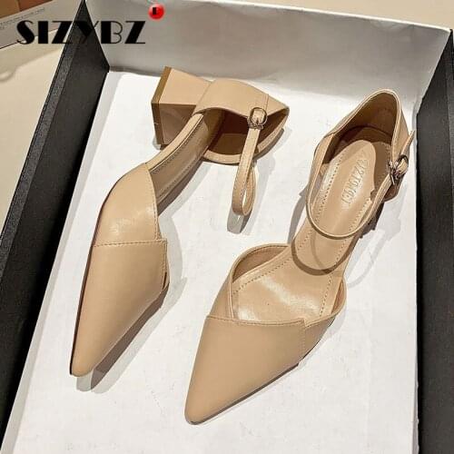 SIZYBZ Women's Shoes With A Strap