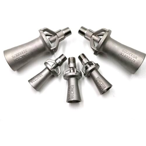 Stainless steel Mixed fluid nozzle venturi nozzle, hornnozzle stirring nozzle, electrophoresis tank Mixed fluid nozzle