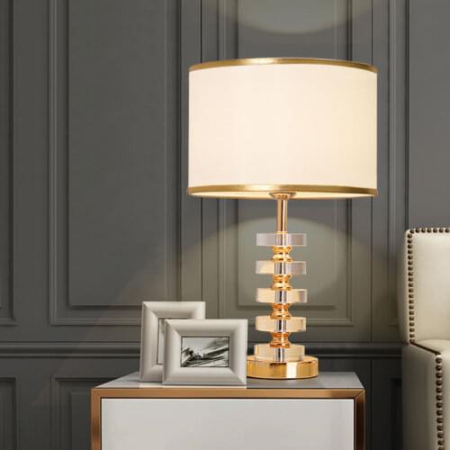 Modern LED Crystal Glass Table Lamp Bar Table Restaurant Table Lamp Living Room Bedroom Home Decoration Kitchen Lighting Fixture