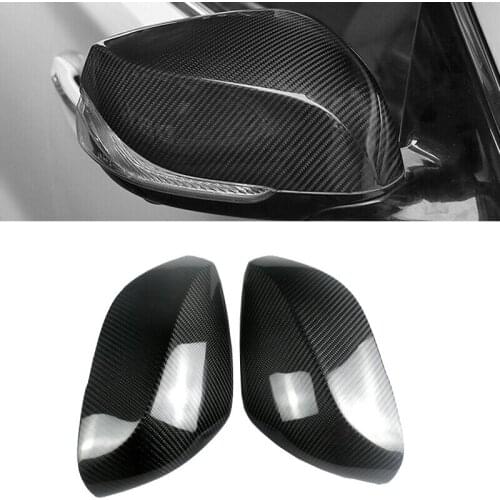 Carbon Fiber Side Rear View Mirror Cover Trim for Infiniti QX30 Q50S Q50 Q60 Q70 2014-2020