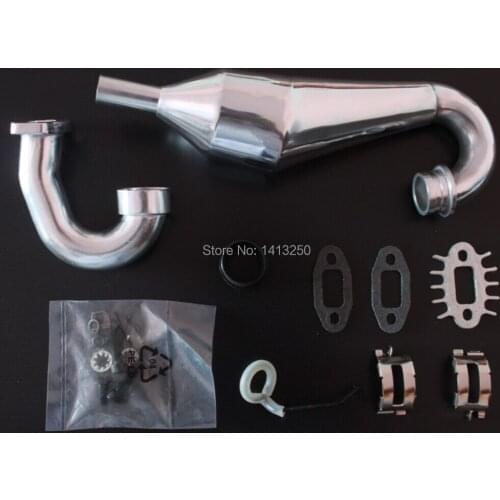 Ghost EXHAUST pipe for 1/5 HPI ROVAN KM Baja 5b,ss RC CAR PARTS