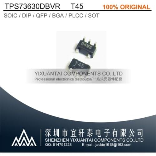 10pcs/lot 50pcs/lot 100pcs/lot Free shipping 100% original TPS73630DBVR TPS73630 73630 T45 SOT23-5