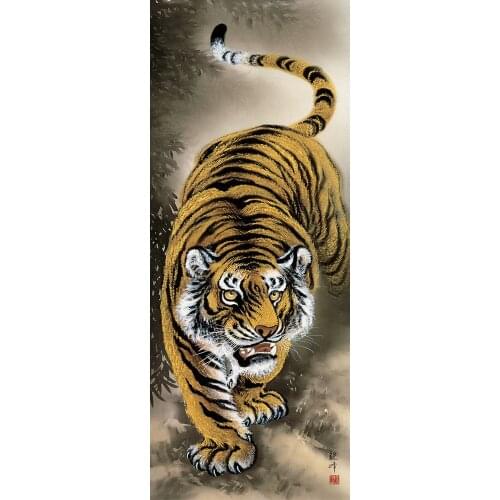 5D Diamond Painting Tiger Full Square Drill Diamond Embroidery Animal Resin Mosaic Rhinestone Home Decor Gift