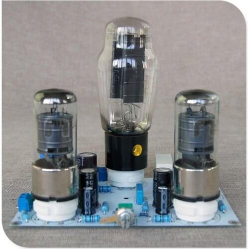 6J8P 6SJ7 tube pre-amplifier board, 5Z4P tube rectifier, no noise. Input sensitivity: 200mv, Frequency Response: 10Hz-40KHz