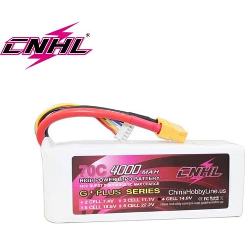 CNHL G+PLUS 4000mAh 4S 14.8V 70C Lipo Battery