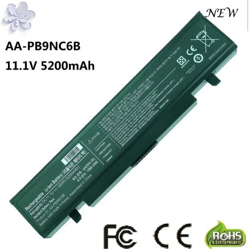 Laptop Battery For Samsung AA-PB9NS6B PB9NC6B R580 R540 R519 R525 R430 R530 RV511 RV411 RV508 R528 R730 R468