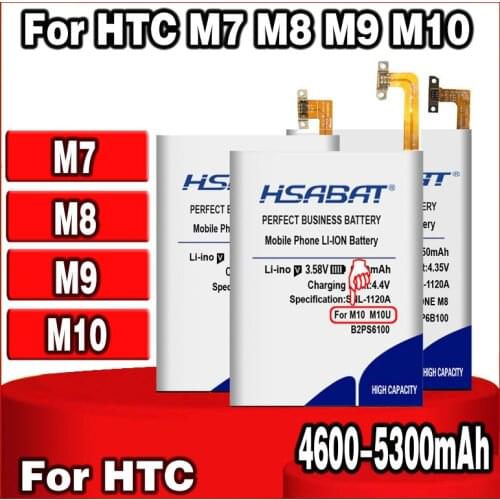 HSABAT Battery for HTC ONE M8 one 2 M8T M8X M8D E8 M8SW/ONE M7 802D 802T/ONE M9 M9+ M9W One M9 Plus/One M10 10/10 Lifestyle M10H
