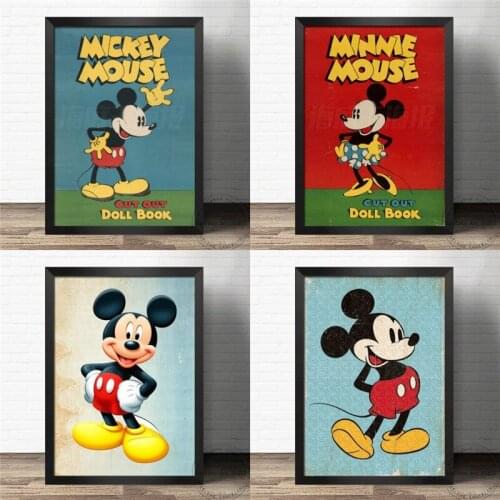 5D Diamond Painting Disney Comic Mickey Mouse Full Square Diamond Embroidery Mosaic Landscape Handicraft Home Decor
