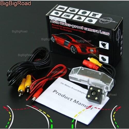 BigBigRoad Car Intelligent Dynamic Track Rear View Camera For Mazda 6 Mazda6 M6 RX8 RX-8 2009 2010 2011 2012 2013 2014 2015
