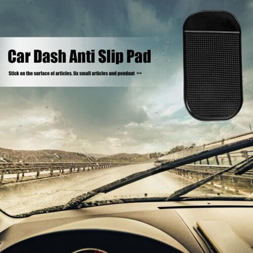 Car Anti-Slip Phone Mat Holder Sunglasses Keys PU Pad Silicone Non Slip Sticky Pad Car Dash Place Universal Dash Gel Pad Cup hol
