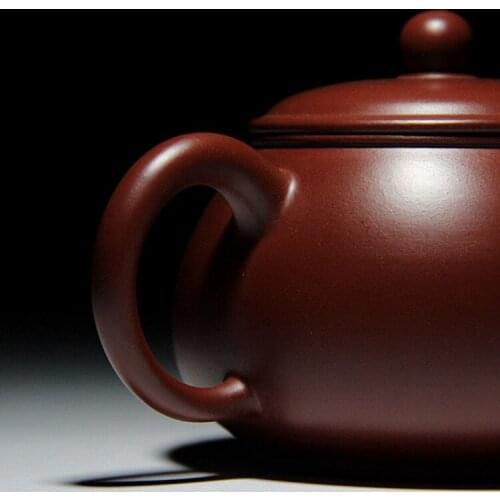 Free shipping Chinese traditional purple clay teapot, 310ml big red pig nose style tea pots